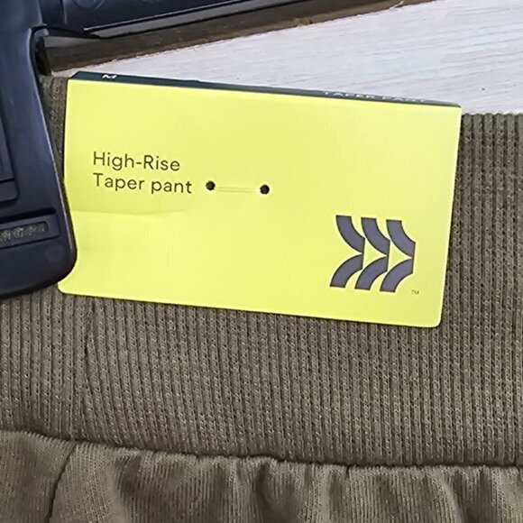 High-Rise French Terry Butter Wash Tapered Pants | All in Motion | X Large - Picture 8 of 15